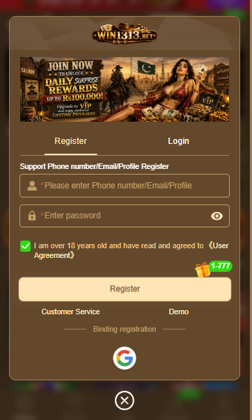 Win1313 Register